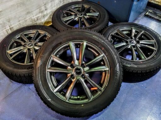 冬15インチ【富山】人気 ガンメタ色 ヤリス ベスト ヴィッツ  