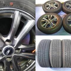 冬15インチ【富山】人気 ガンメタ色 ヤリス ヴィッツ アクア FIT フィット ポルテ スイフト フィールダー キューブ 冬 ヨコハマ 175/65R15 中古4本