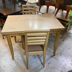 【愛品館 江戸川店】calligaris（カリガリス）ダイニングテーブル3点セット ID:152-008488-007