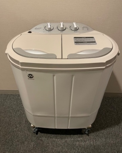 【新品】シービージャパン 小型二槽式洗濯機 ホワイト ウォッシュマンCOMTOOL TOM-05w