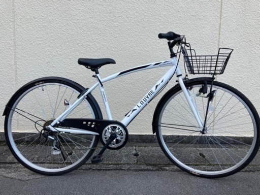 受け渡し者決定　自転車6段変装　超美品！白　27インチ