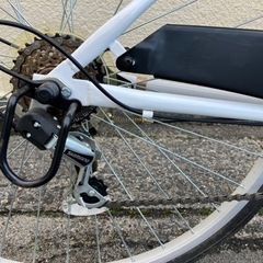 受け渡し者決定 自転車6段変装 超美品！白 27インチ