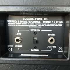 BUGERA 412F-BK ギターキャビネット