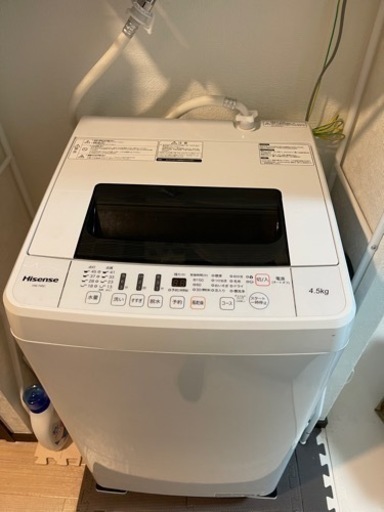 Hisense洗濯機、TOSHIBA冷蔵庫