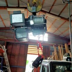 ワイヤレスバッテリー式電動ウィンチ　ホイスト　マキタバッテリー仕様