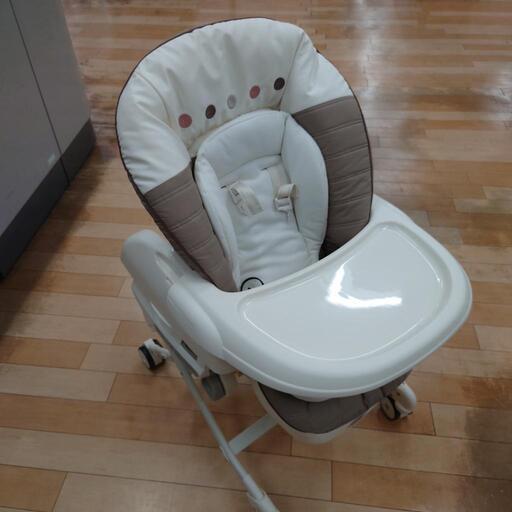 (M230128f-6) combi ネムリラ AT 電動ハイローチェア  ココアブラウン ★ ベビー用品  電動スウィング バウンサー 美品 ★ 名古屋市 瑞穂区 リサイクルショップ ♻ こぶつ屋