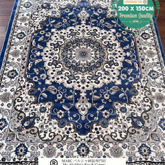 ラグ カーペット200×150cm ペルシャ絨毯 柄 ウィルトン織り トルコ