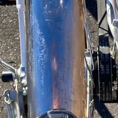 イオンバイク　トップバリュ　アルミフレーム自転車ベルトドライブL-B ホワイト 27型　内装5段変速