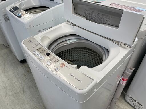 洗濯機の分解クリーニング行っています！配送設置込み　アクア6.0K洗濯機　2019年製　分解クリーニング済み！！