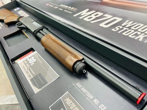 東京マルイ No.03 ガスショットガン M870 ウッドストックタイプ M870