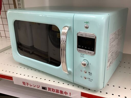 テクタイト株式会社 レトロスタイル 電子レンジ DM-E26AM 700W 2018年製 アクアミント【ユーズドユーズ名古屋天白店】J2370