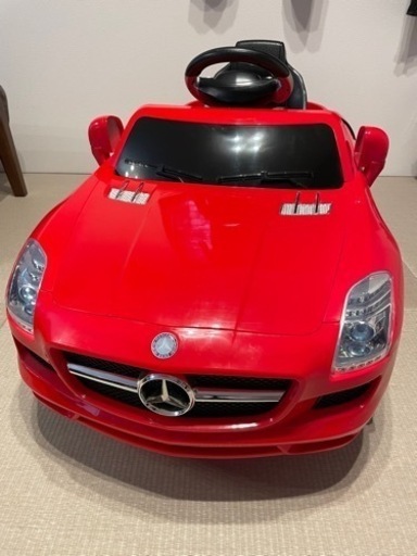 電動乗用ラジコンカー　メルセデスベンツ　赤 乗用玩具 子供用