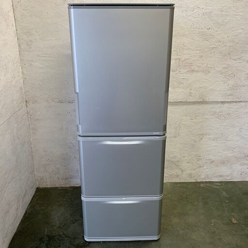【SHARP】 シャープ ノンフロン冷凍冷蔵庫 容量350L 冷蔵251L 冷凍99L SJ-W358J-S 2022年製