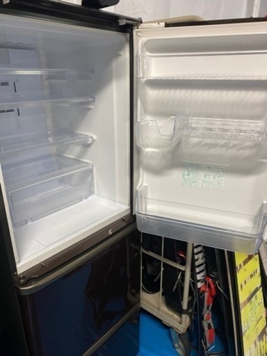 _^ シャープ 冷蔵庫 両開き 自動製氷機付き 2015年製