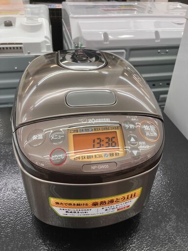 ZOJIRUSHI 象印 3合炊飯器 2021年式 NP-GW05 No.4869● ※現金、クレジット、スマホ決済対応※の画像