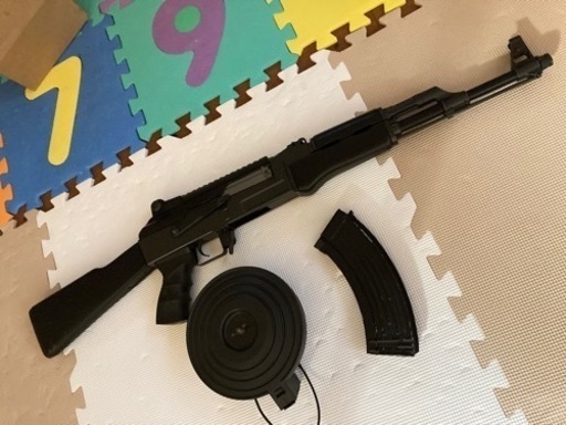 電動ガン 東京マルイ AK47ベース カスタム ドラムマガジン付き