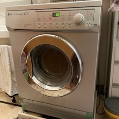 急募【2/3まで引取】ドラム式洗濯乾燥機8kg・LG・WD-D84S
