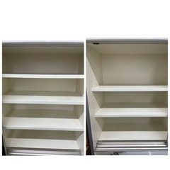 ☆家具全品SALE中☆】GM657 パモウナ 食器棚 幅120×奥50×高205 