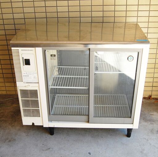 ホシザキ 業務用 ビール冷やし 瓶冷やし テーブル形冷蔵ショーケース 台下ショーケース RTS-90STB2