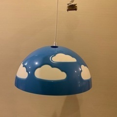 無料！！　IKEA 雲　シーリングライト　子供部屋　ブルー　Sk...