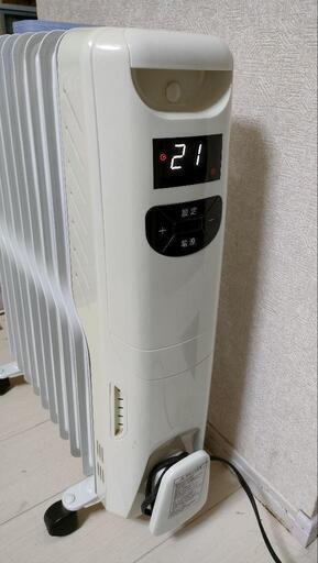 オイルヒーター・物干し棚付き