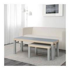 IKEA グレー　ローテーブル　2個セット