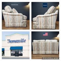 ☑️メル売約済　未使用に近い　大塚家具90’sUS30万ヴィンテージトーマスビル2人掛けソファー-JoshuaEllis（ジョシュアエリス）カシミアチェックストール