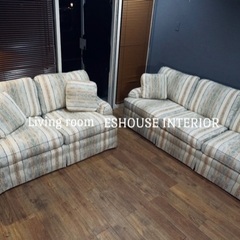 ⭕️配達無料⚡️特割　早者勝　大塚90’sアメリカインテリア総70万ヴィンテージトーマスビルソファーセット未使用近い