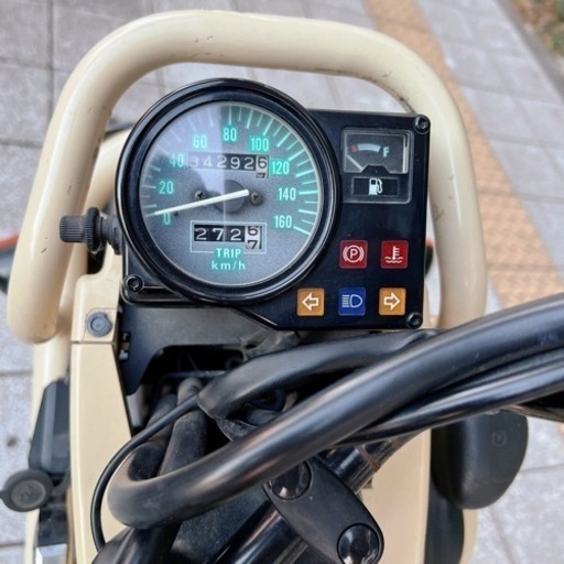 PS250後期型 丸目 ベージュ 実働 バッテリー新品