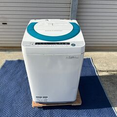 引き取り限定 SHARP電気洗濯機 ES-GE70P-G  7....