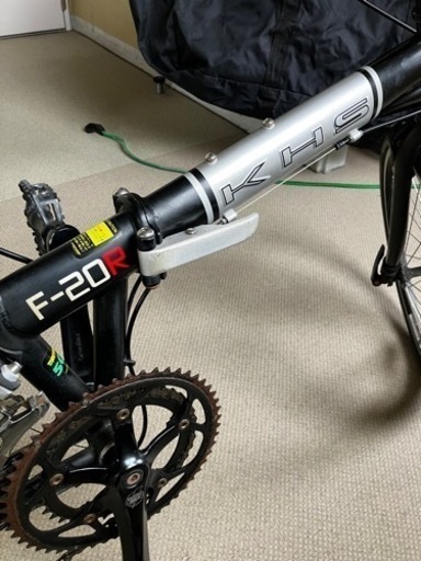 受付停止中 KHSのF20R、折りたたみ自転車、フルノーマル、ボルト類のサビあり