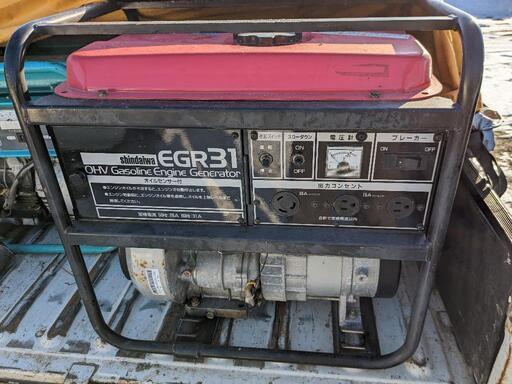 大容量!　新ダイワ発電機