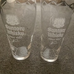 【お取引き中】SUNTORY whisky グラス2種