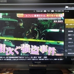 シャープ　AQUOS   40インチ　2010年製　液晶テレビ　アクオス  SHARP