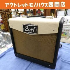 ギターアンプ CORT CM15G ホワイト ギター コンパクト...