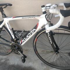 美品 KUOTA KHARMA  フルカーボン サイズ48 105組-MOTHER FADED BLACK INSIDER CROP 27サイズ