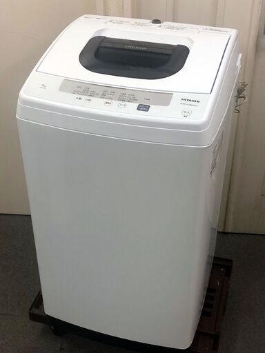 ㉚【税込み】日立 5kg 全自動洗濯機 NW-50E 2020年製【PayPay使えます】