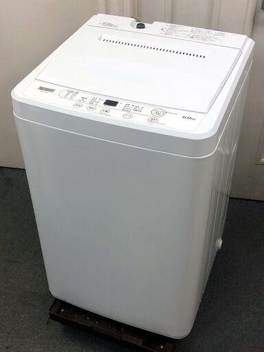 ㉜【税込み】ヤマダセレクト 6kg 全自動洗濯機 YWMT60H1 2021年製【PayPay使えます】