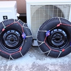 エブリイ スチールホイール、スタッドレスタイヤ、タイヤチェーン