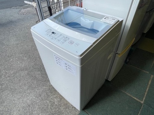 【リサイクルサービス八光　安心の3か月保証　配達・設置OK】ニトリ　6kg全自動洗濯機(NTR60 ホワイト)