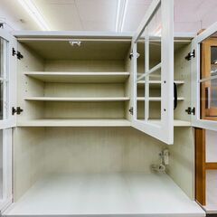 😊NITORI(ニトリ) MIRANDA(ミランダ) 3面レンジボード ✨定価￥79,900✨ おしゃれな貝ハンドル😊