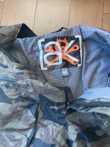 上 クイックシルバー 下バートンAK スノーボードウェア サイズM