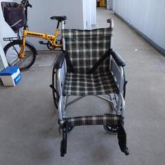 アルミ製車椅子(自走·介護兼用)