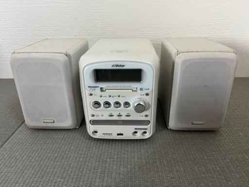 美品】MDコンポ Victor UX-QX1-W ビクターマイクロコンポ の通販 by 