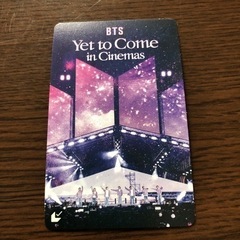 BTS Yet to come 映画チケット