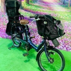 ➂ 4764子供乗せ電動自転車ヤマハ3人乗り新品20インチ良好バッテリー