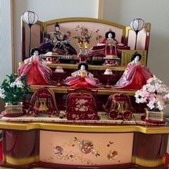 【ネット決済】雛人形　ひな壇　3段飾り　美品