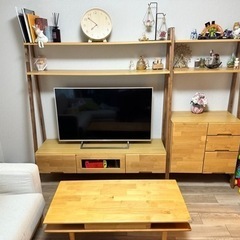 【ネット決済】テレビ台とテーブルセット