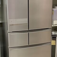 MITSUBISHI/三菱 6ドア冷蔵庫 517L 自動製氷機能付き MR-JX52A-N1 2017 