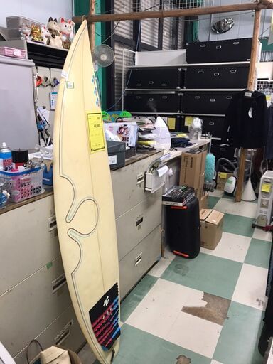 サーフボード　フィン無し　ボディのみ　クリーニング済　貝塚店　二色浜